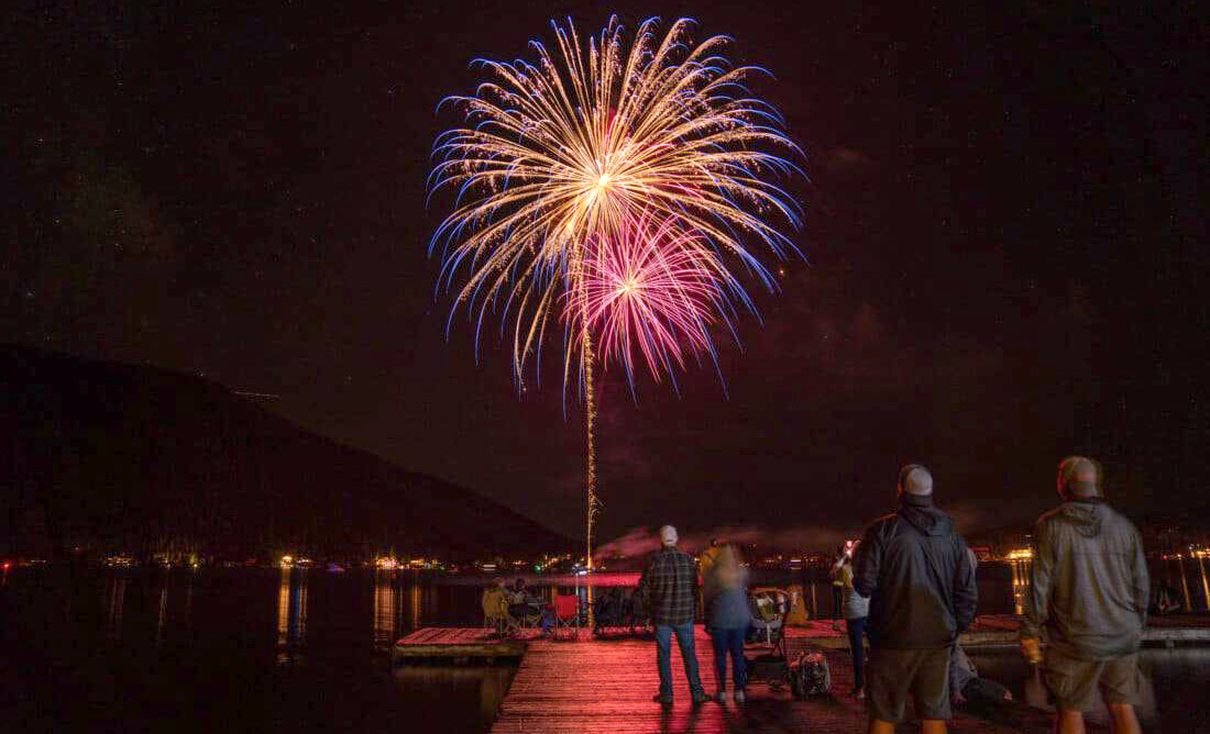 4th of July Fireworks over Grand Lake, CO