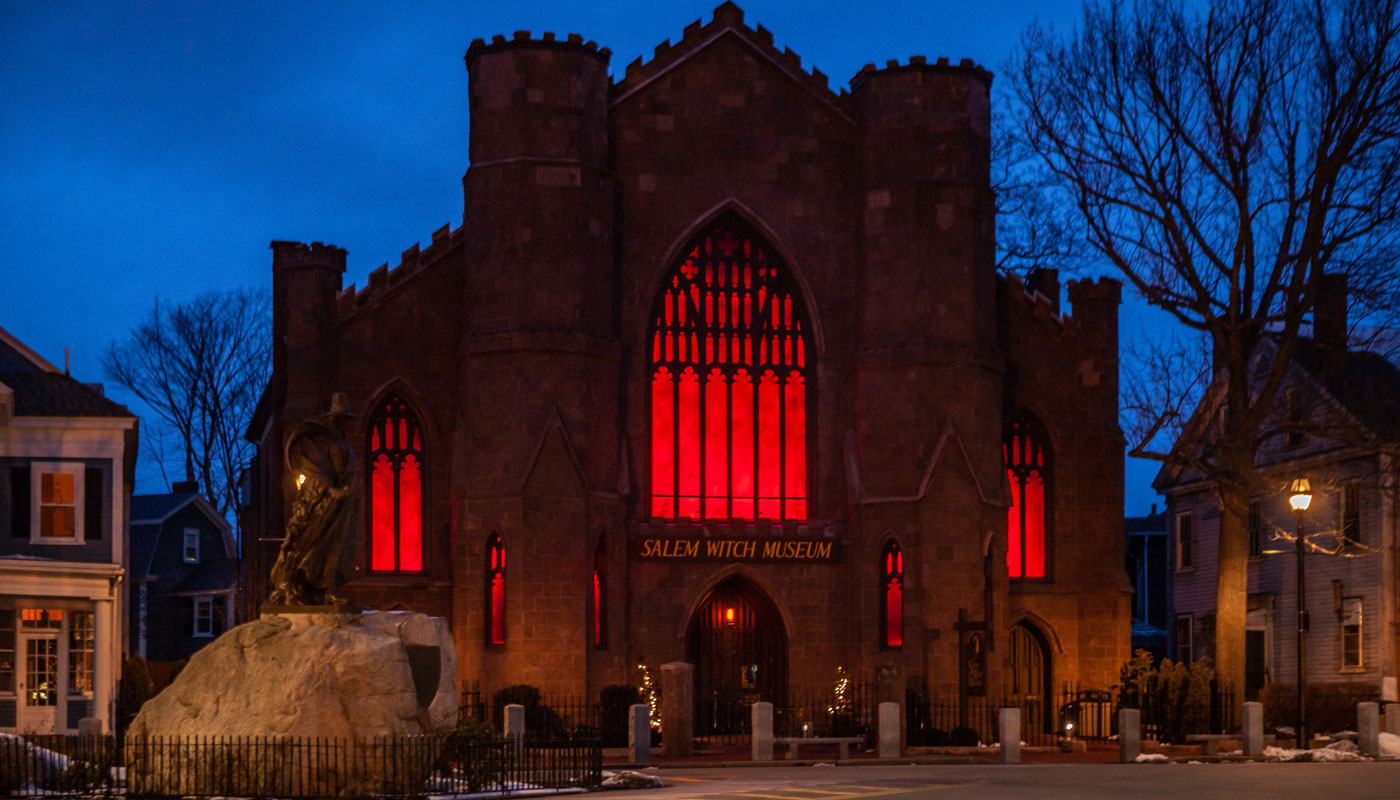 Spooky looking church in Salem, Mass. 