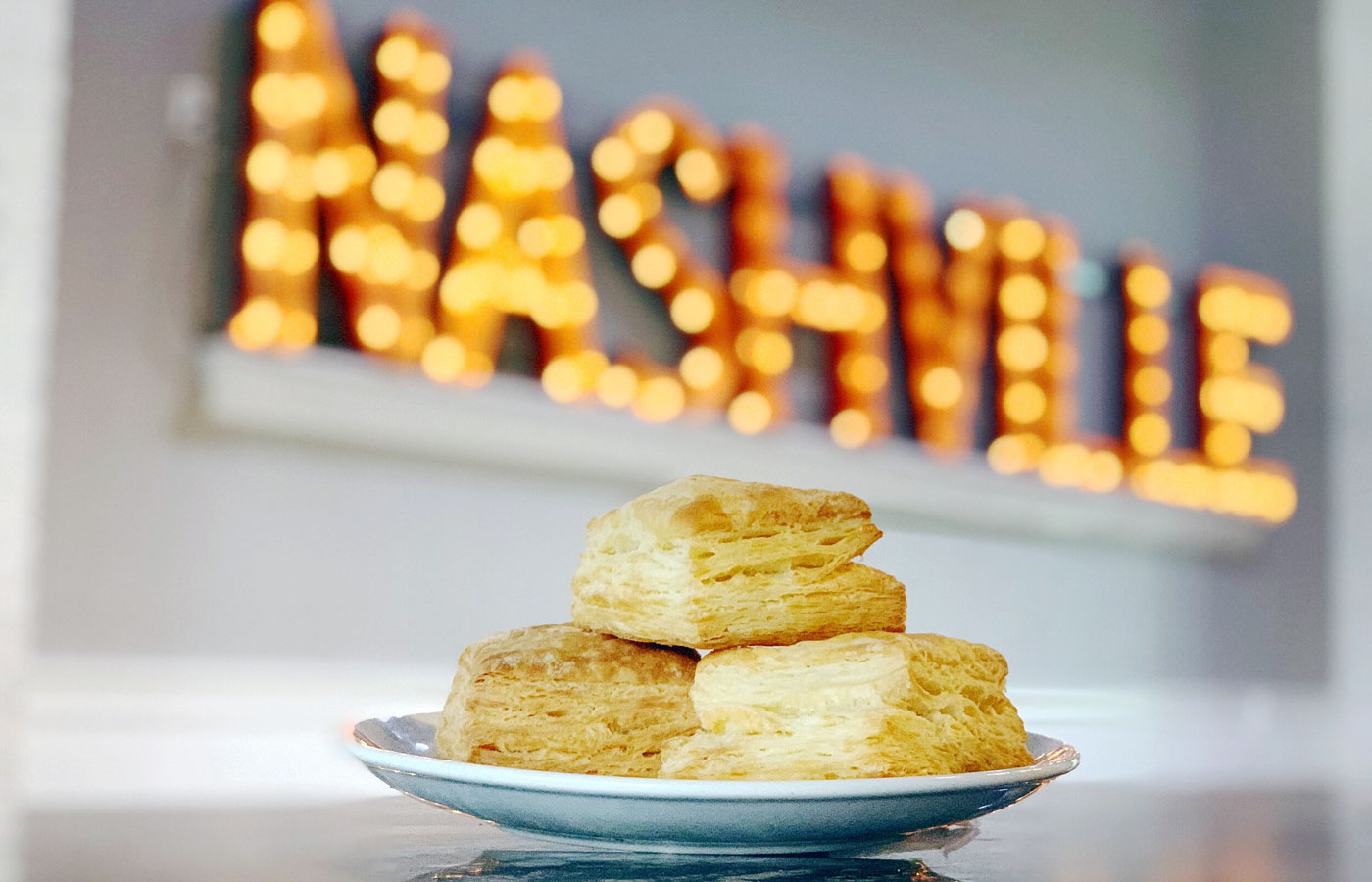 Plate of Biscuits from Biscuit Love in Nashville Tennessee