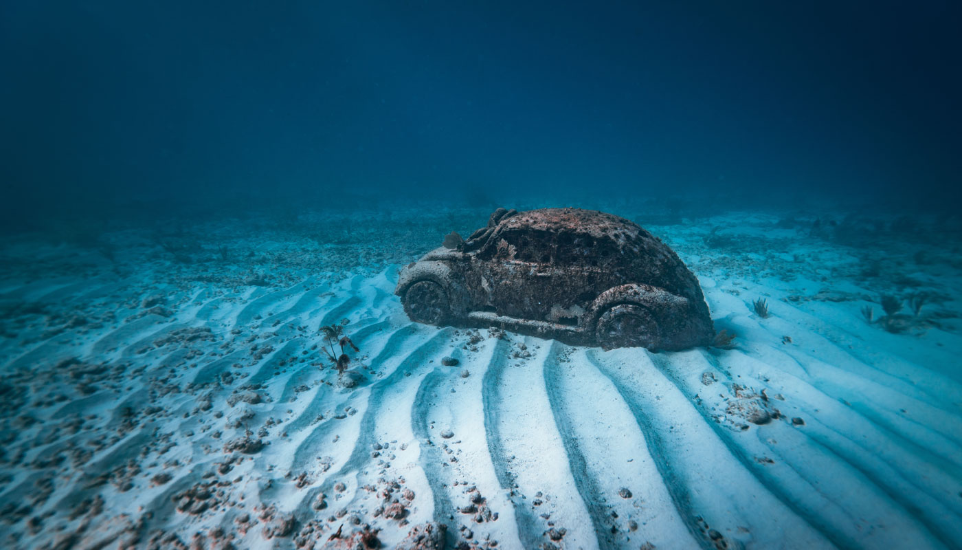 fascinating MUSA, the underwater museum of specially designed artificial reefs