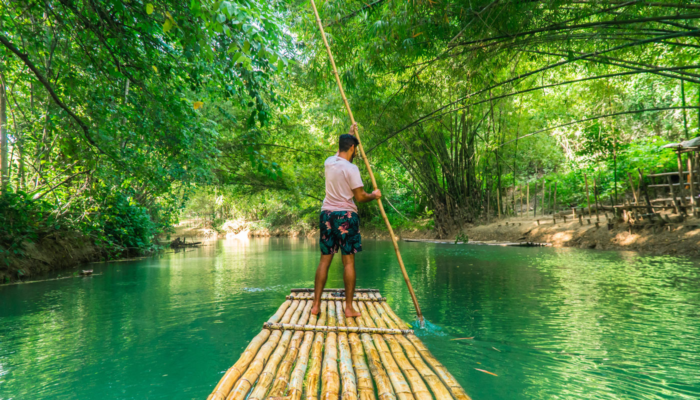 A tour in waters of Ocho Rios Jamaica 