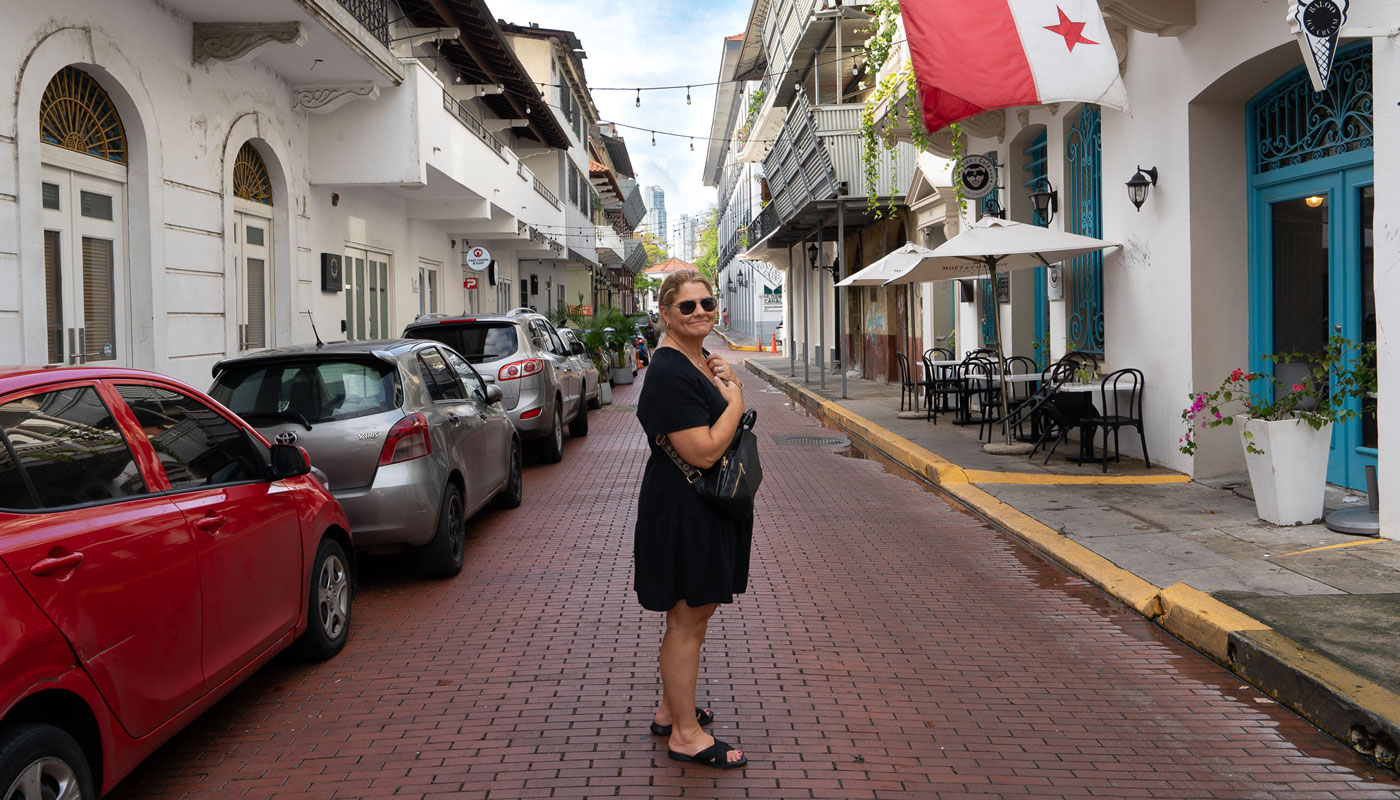 Marti Gonzalez on the streets in Panama