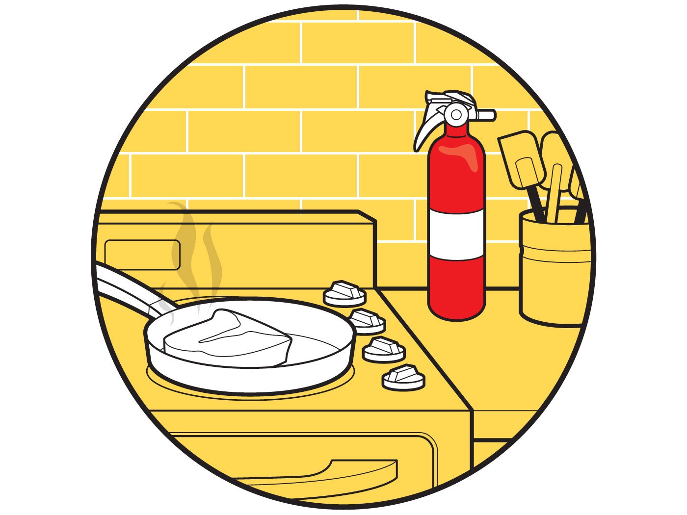 Kitchen fire accidents