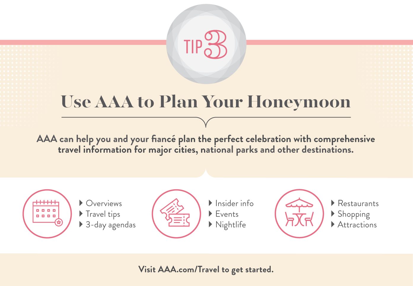 How AAA can help you plan your honeymoon.