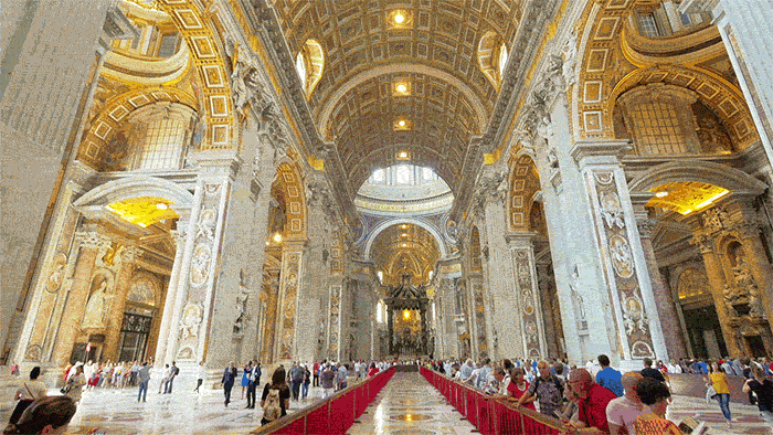 St Peter's Basilica is a masterpiece of Renaissance architecture