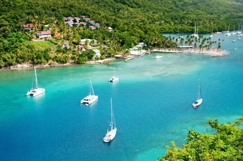 St. Lucia suits travelers who love to sail