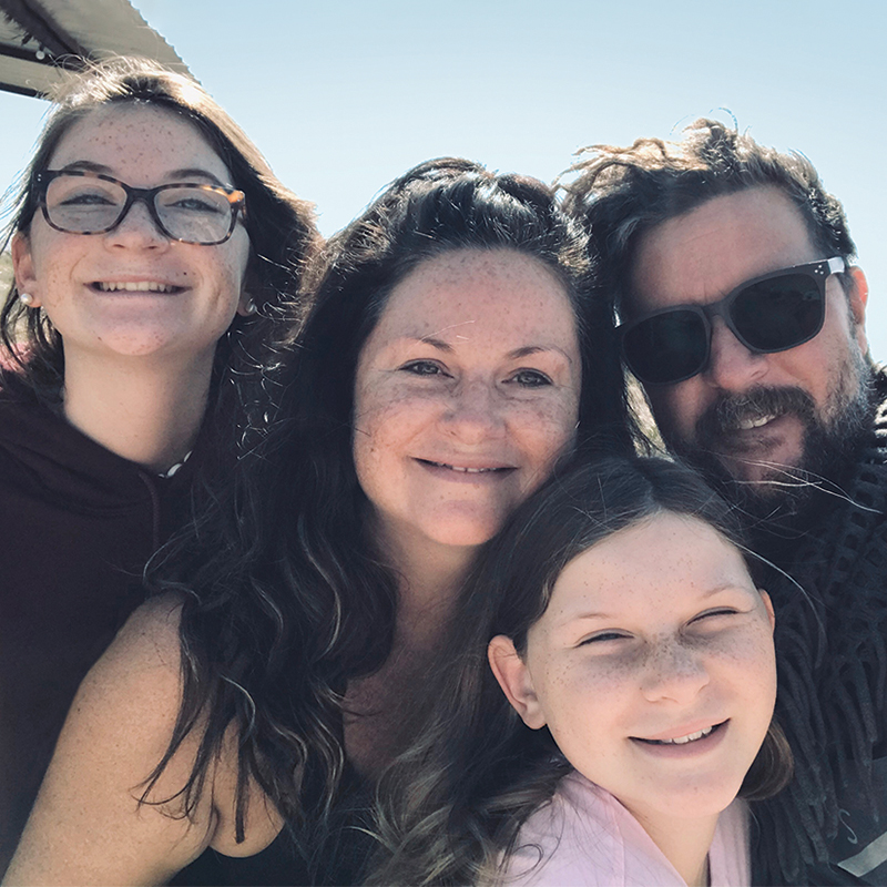 Josh and Dana Letchworth and two of their three children crossed the country from Florida to Boulder, Colorado, spending time in Texas and New Mexico