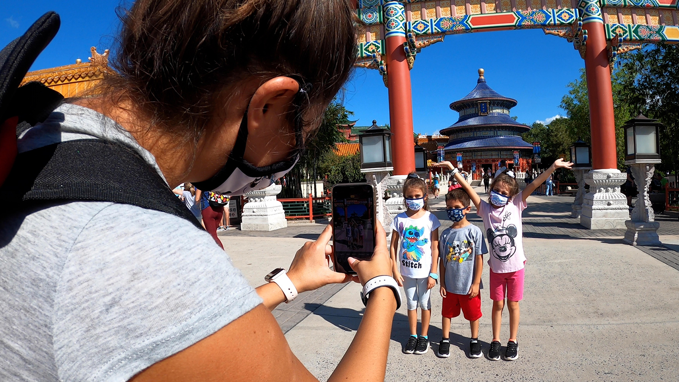 Michael Campo and family at Disney World