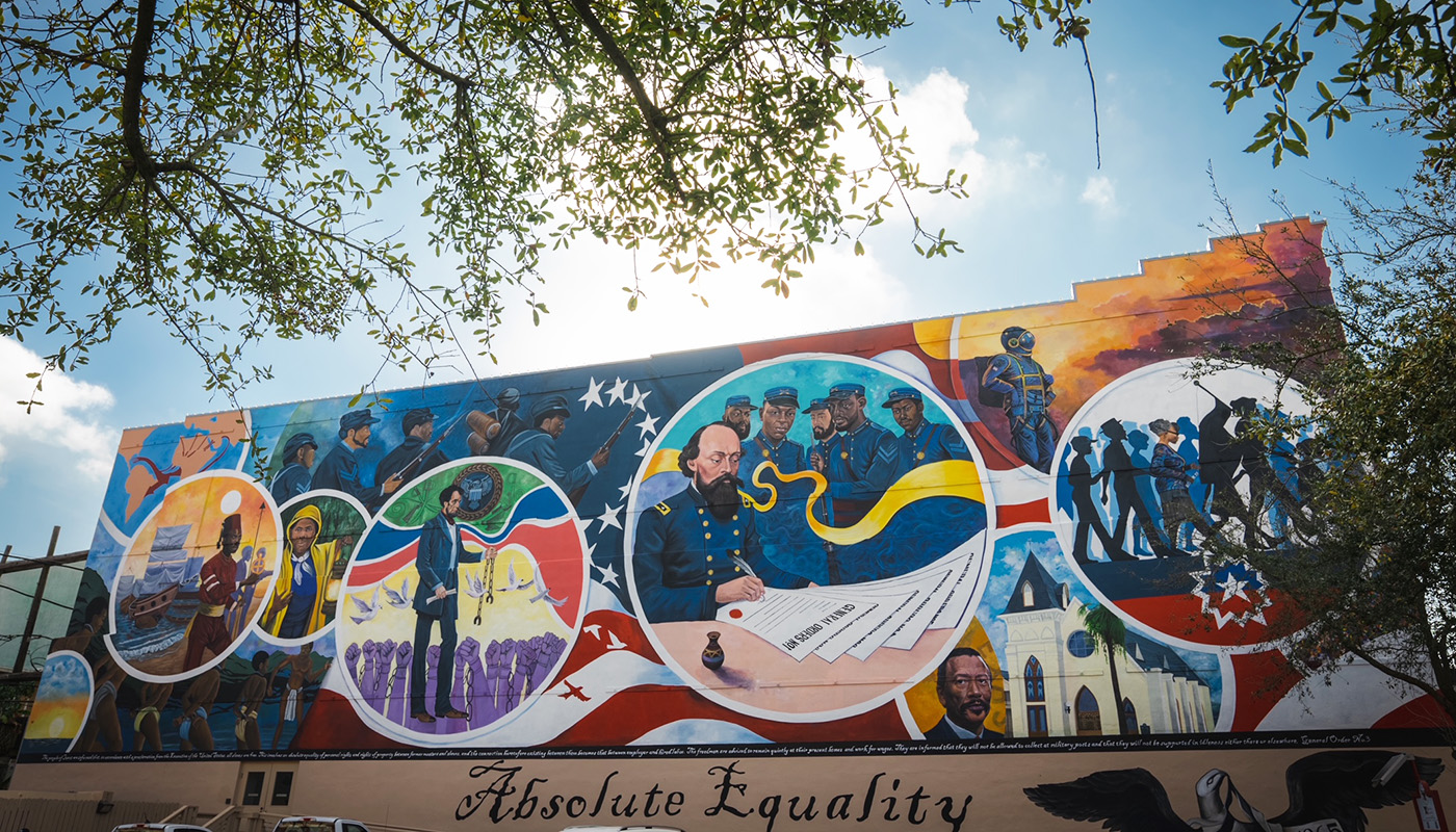 Absolute Equality mural in Galveston, TX