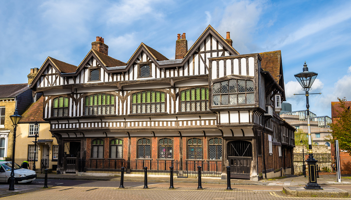 Tudor House in City Centre of Southampton, England
