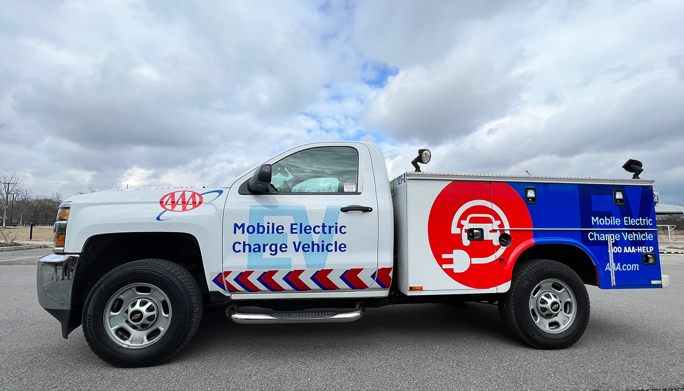 AAA Mobile Electric Charge Vehicle
