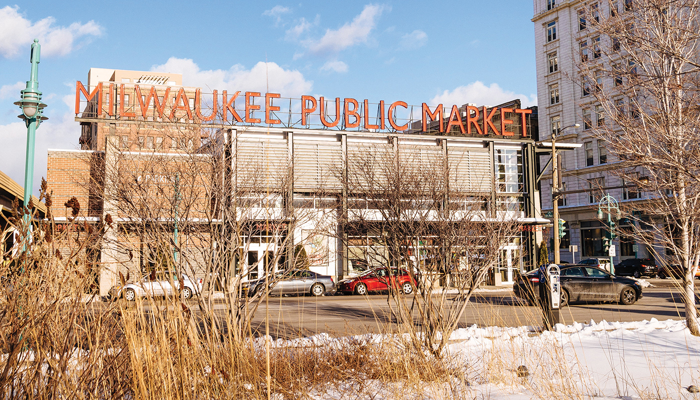 Exterior view of Milwaukee Public Market in Historic Third Ward