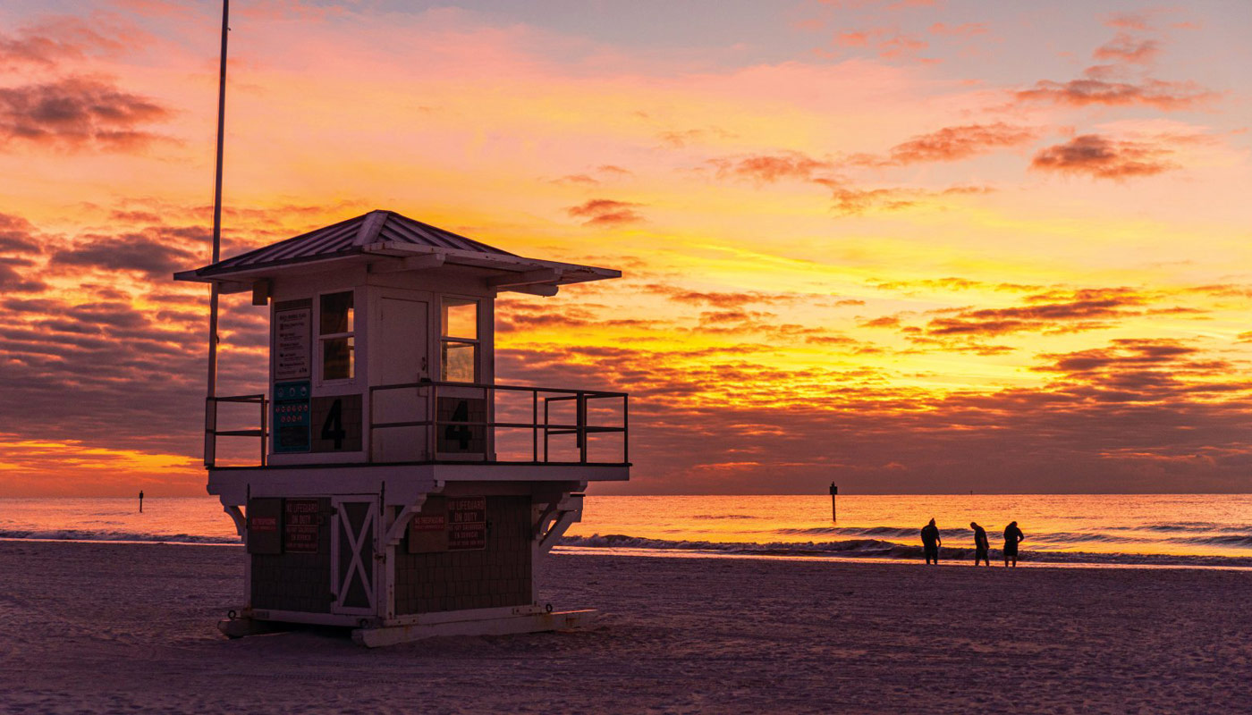 Sunset at Pier 60 Clearwater Beach
