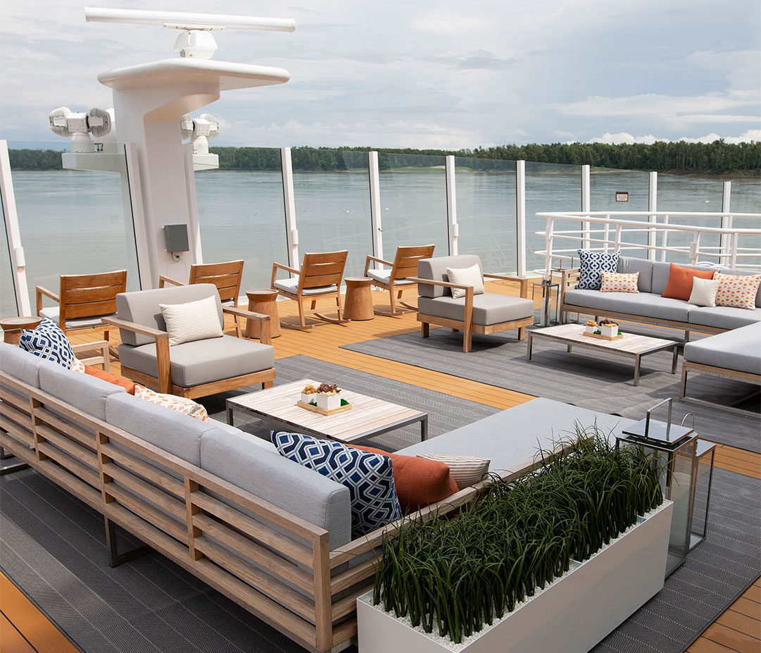 Viking cruise ship Bow Deck